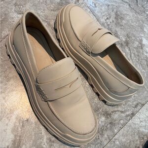 Men's Beige Loafers